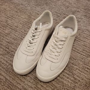 Scotch & Soda White Plakka Leather Sneakers men's EU44 / US10.5